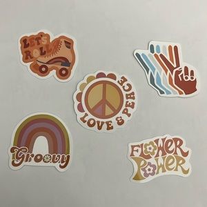 Love & Peace Sticker Set